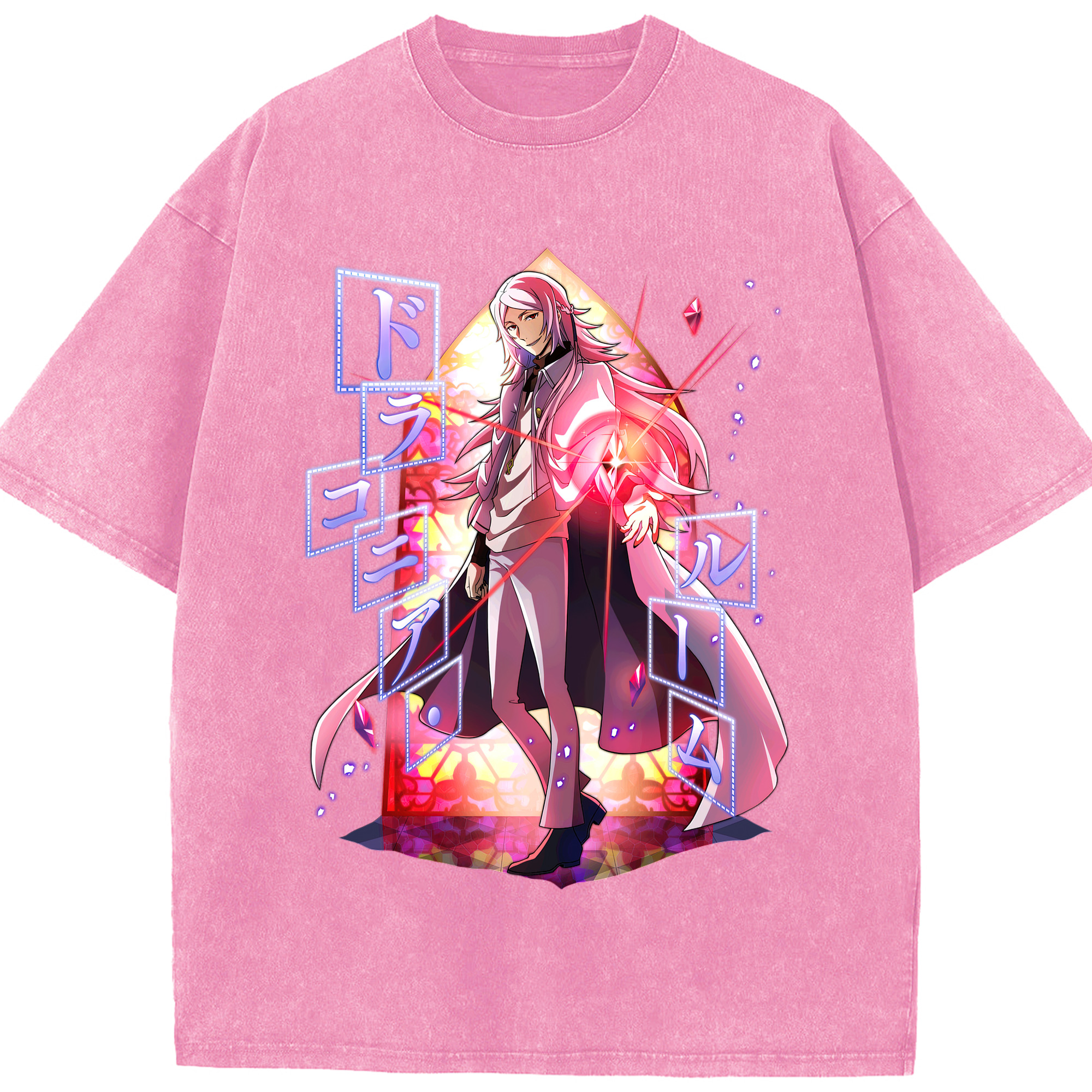 （画像用） 文豪ストレイドッグス Bungo Stray Dogs 綿100% ヴィンテージ風 半袖Tシャツ（フロントプリント）
